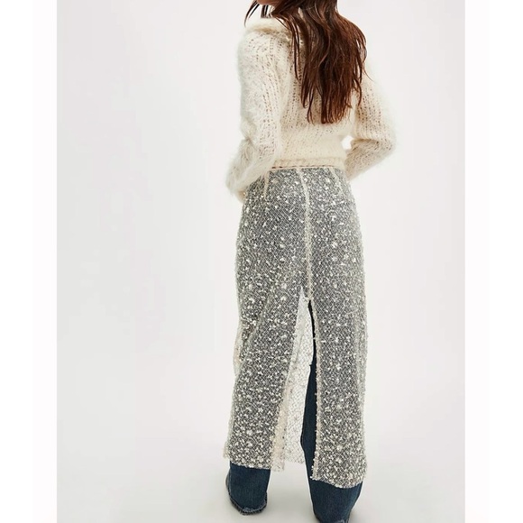 Free People sequin see thru sparkly skirt NEW - Picture 4 of 5